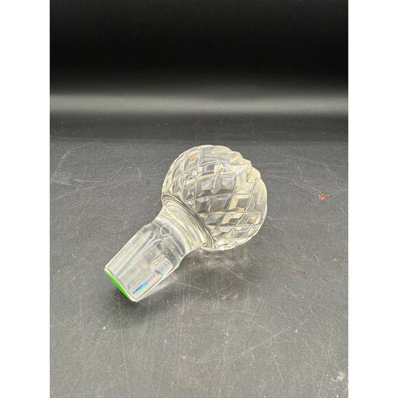 Vintage Ornate Crystal Decanter Stopper - Picture 5 of 9